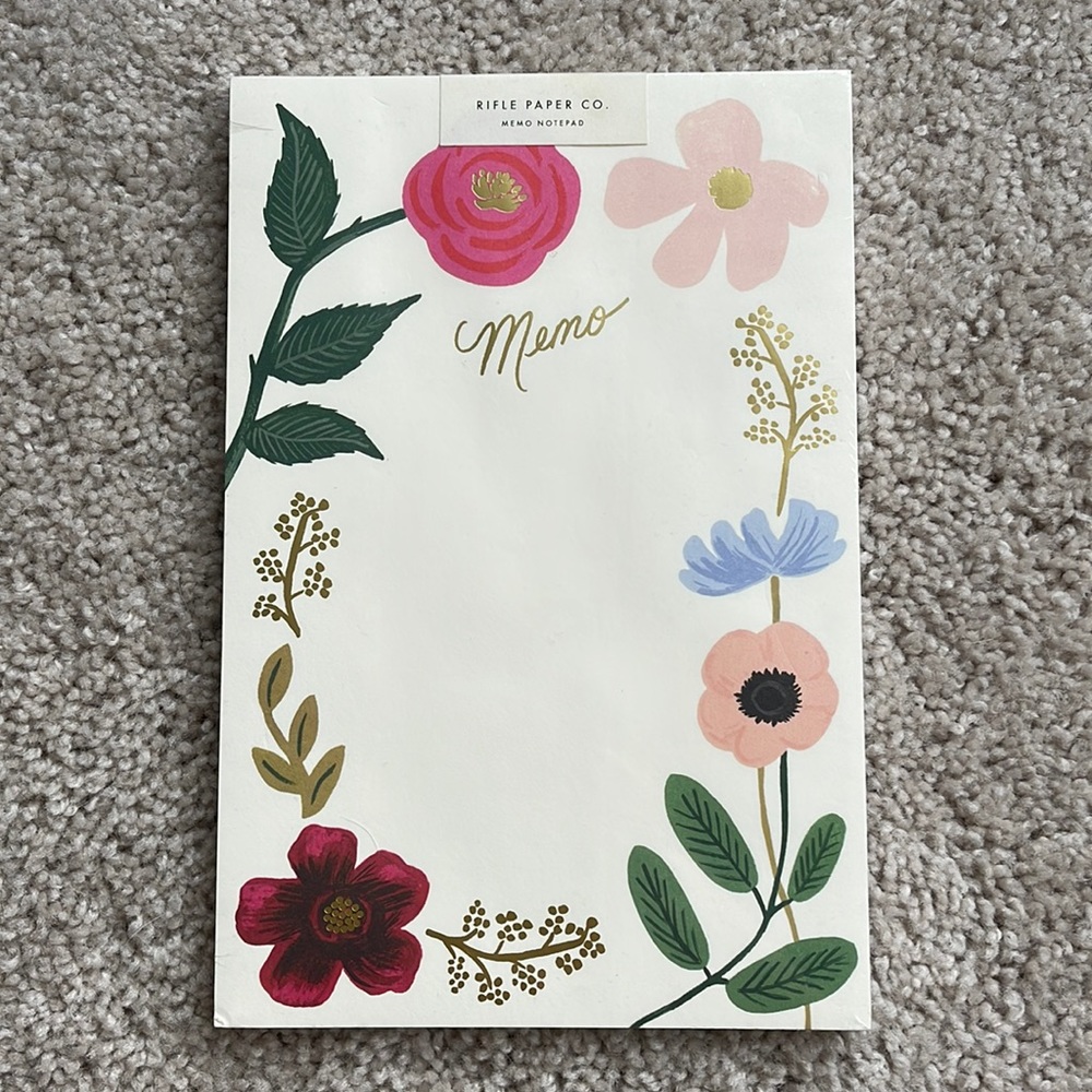 Rifle Paper Co. - NWT Memo Notepad